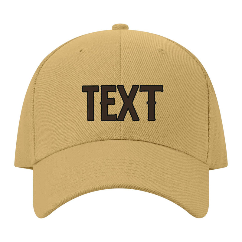 Custom Goldenrod Black Hat 25B21701