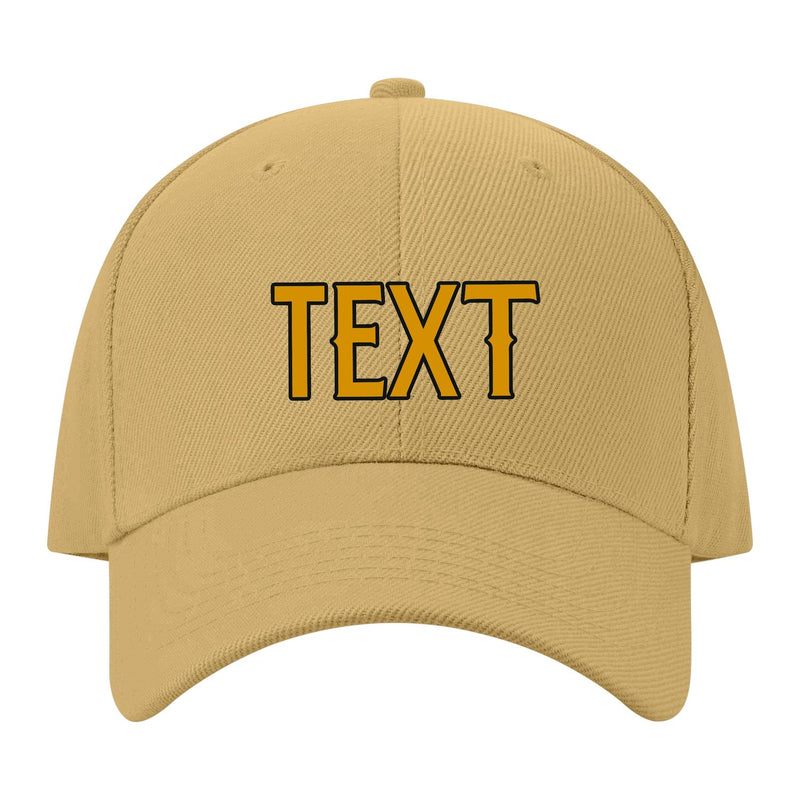 Custom Goldenrod Sky Blue Hat 25B21719