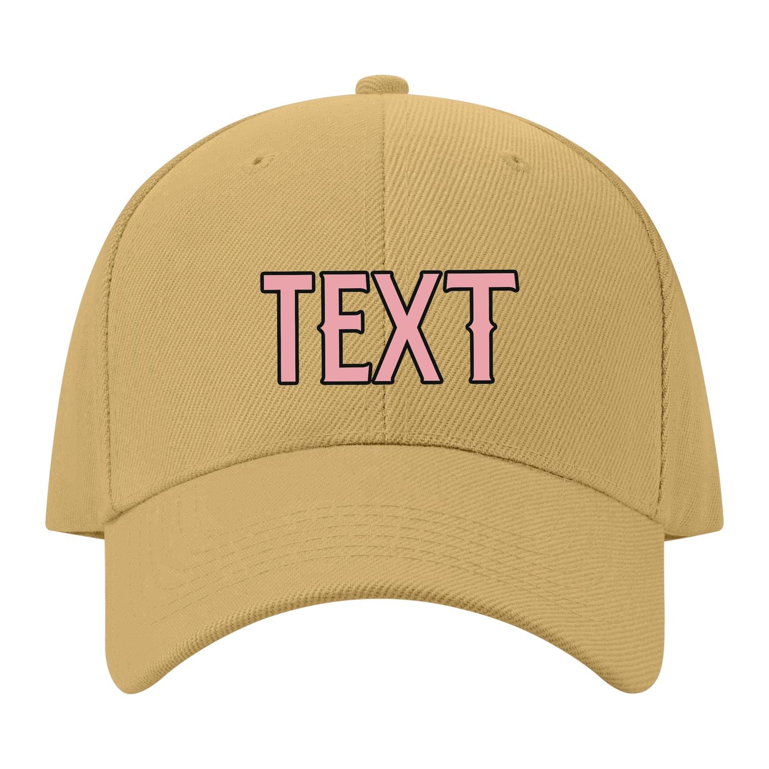 Custom Goldenrod Light Emerald Green Hat 25B21721