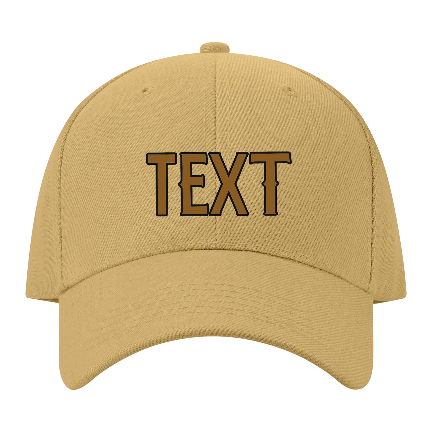 Custom Goldenrod Dark Green Hat 25B21722