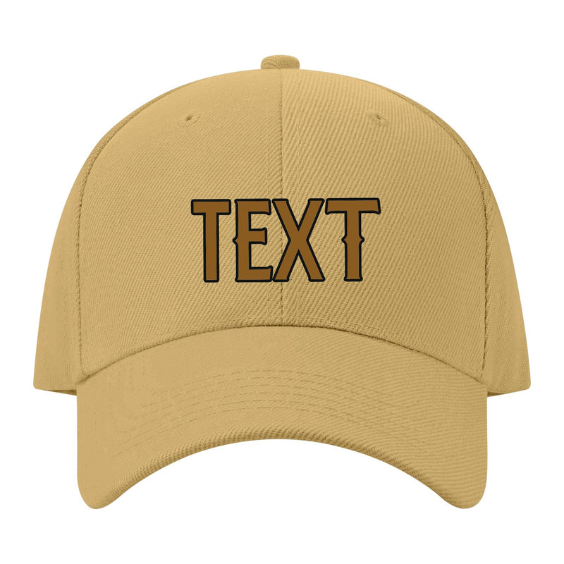 Custom Goldenrod Dark Green Hat 25B21722
