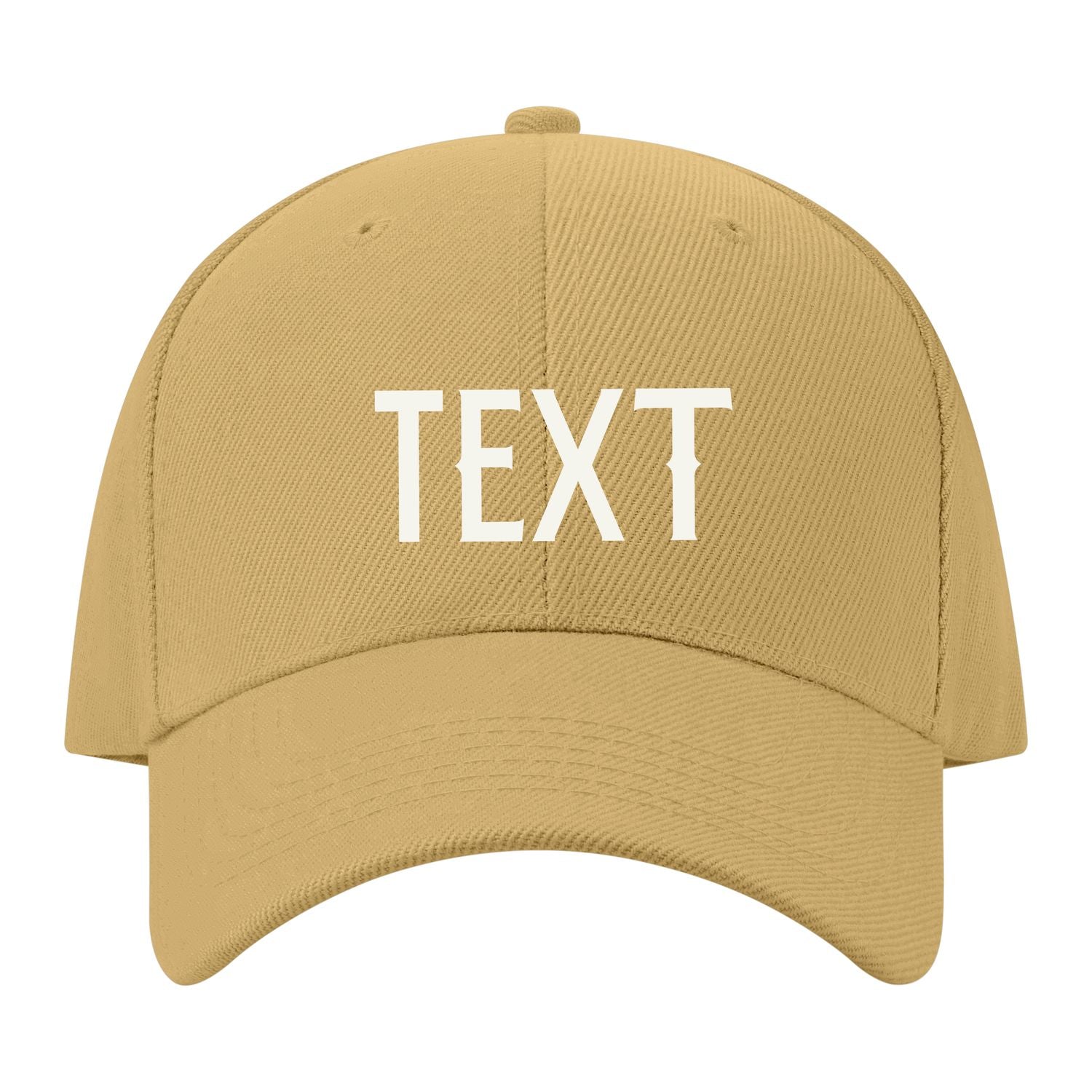Custom Goldenrod Pale Ice Blue Hat 25B21818