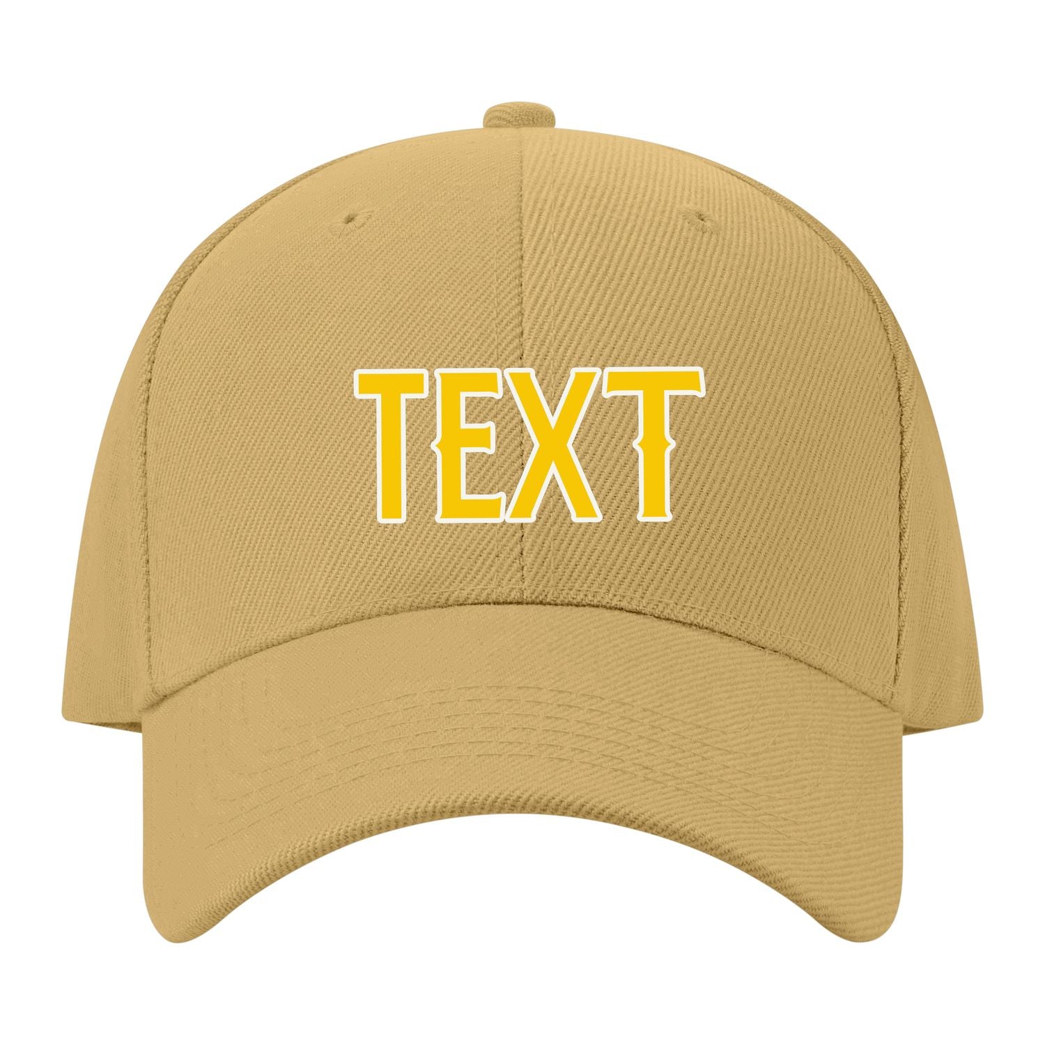 Custom Goldenrod Peach Powder Hat 25B21830