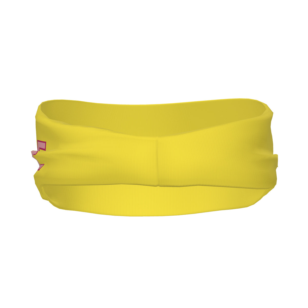 Custom Light Yellow Light Pink Sports headband