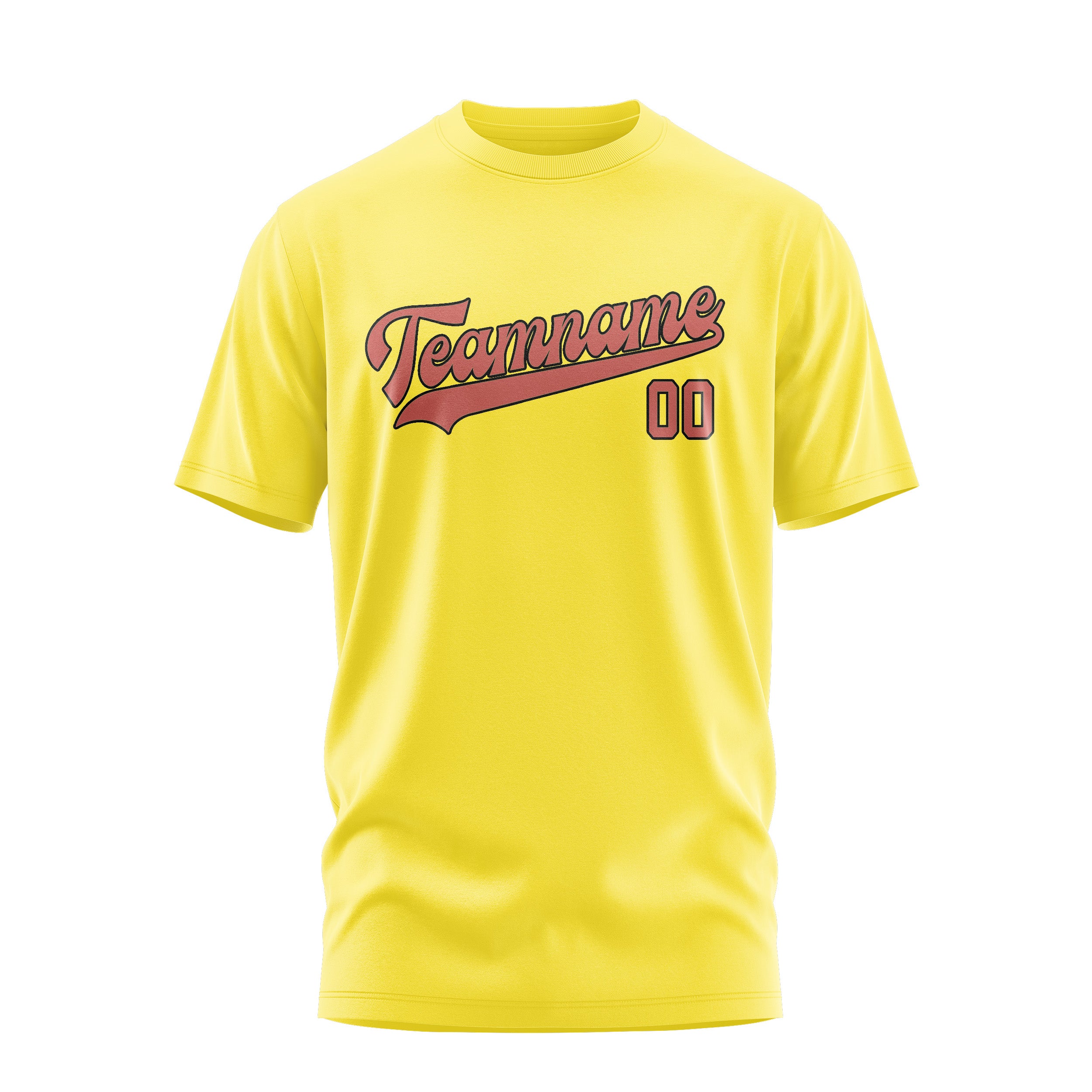 Custom Light Yellow Copper Rose T-Shirt