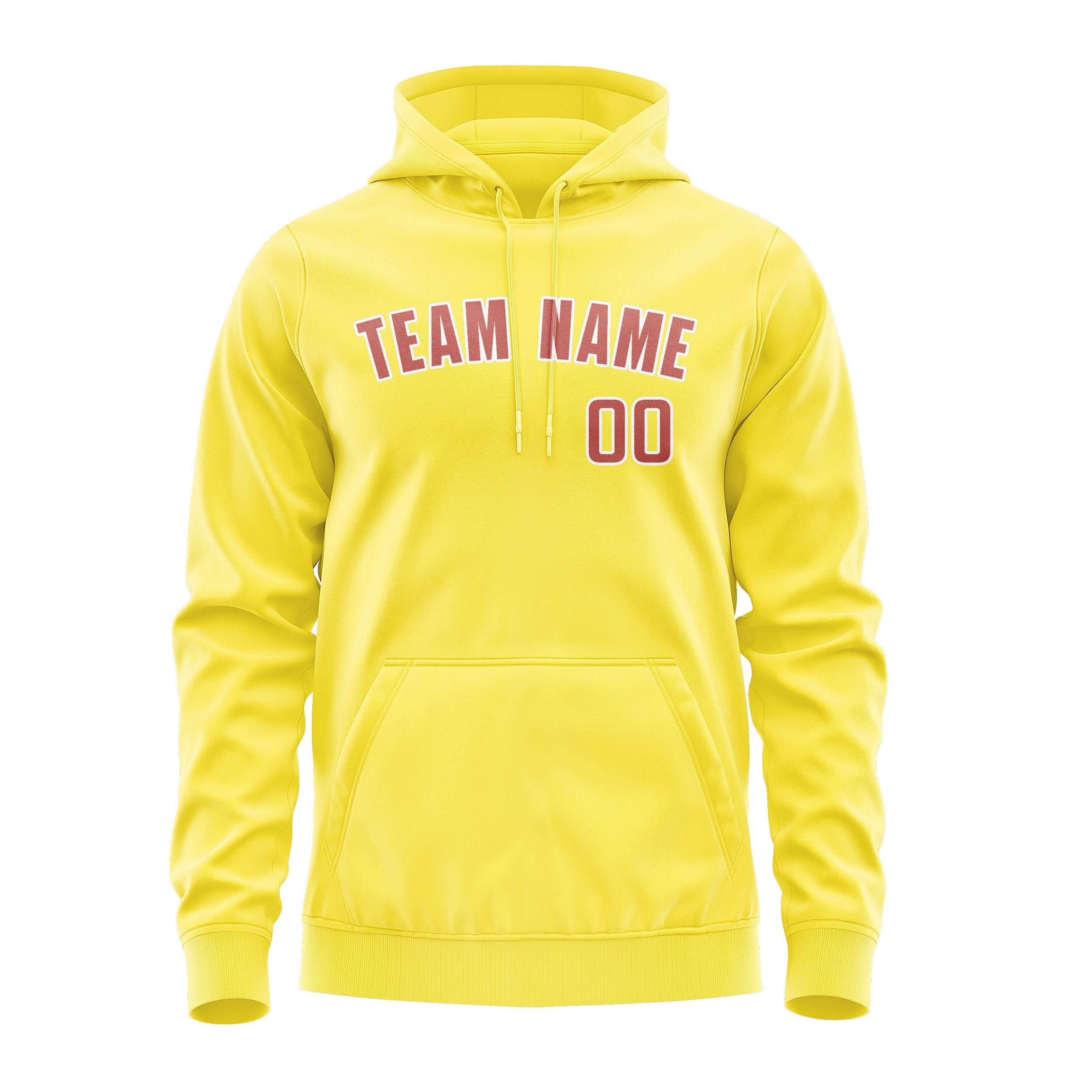 Custom Light Yellow Copper Rose Hoodie