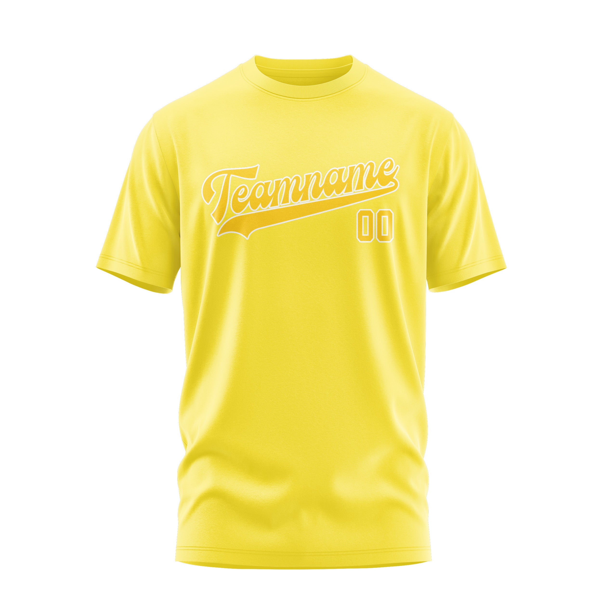 Custom Light Yellow Gold T-Shirt