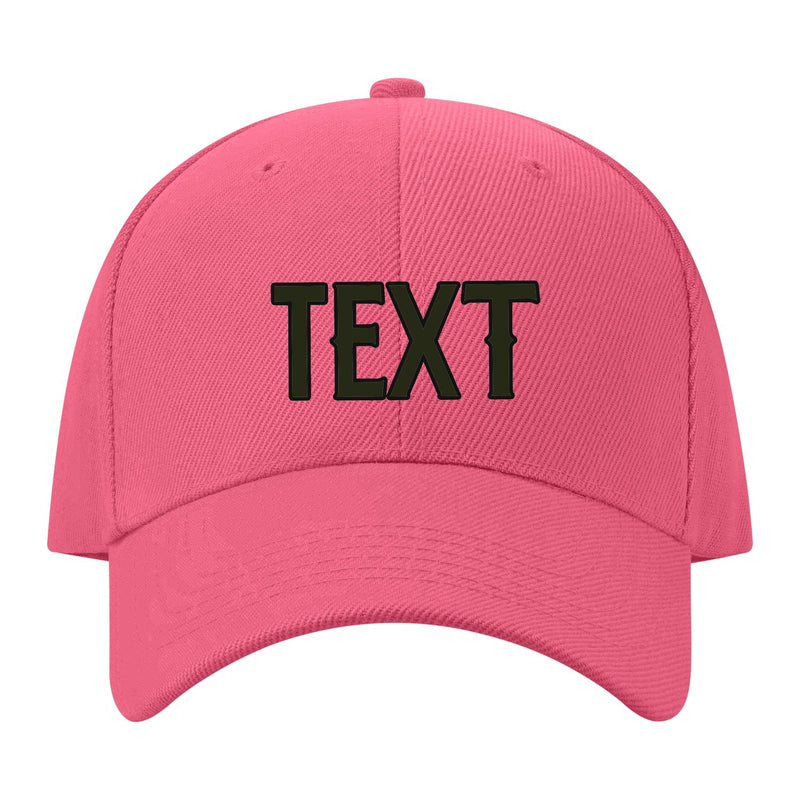 Custom Light Coral Red White Hat 26B21702