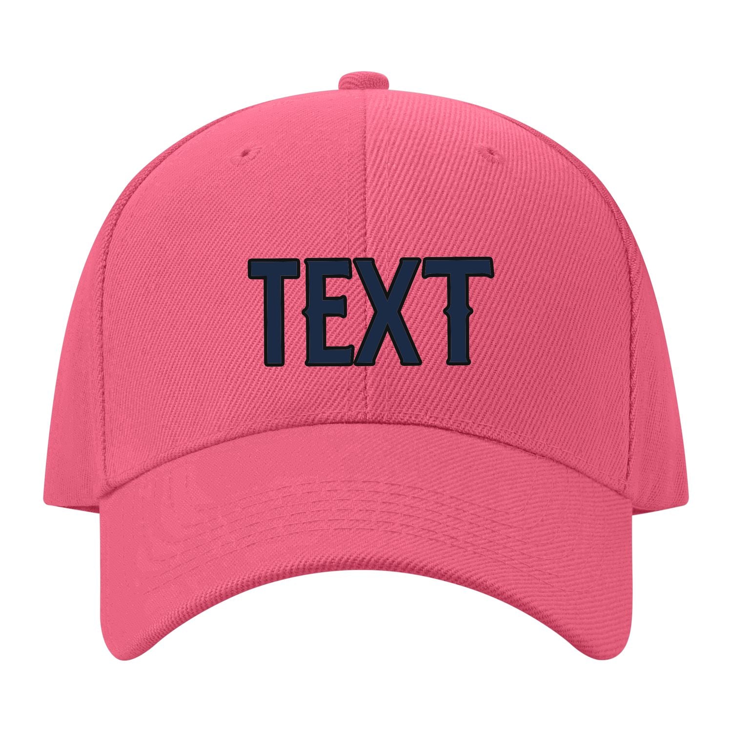 Custom Light Coral Red Pink Hat 26B21710