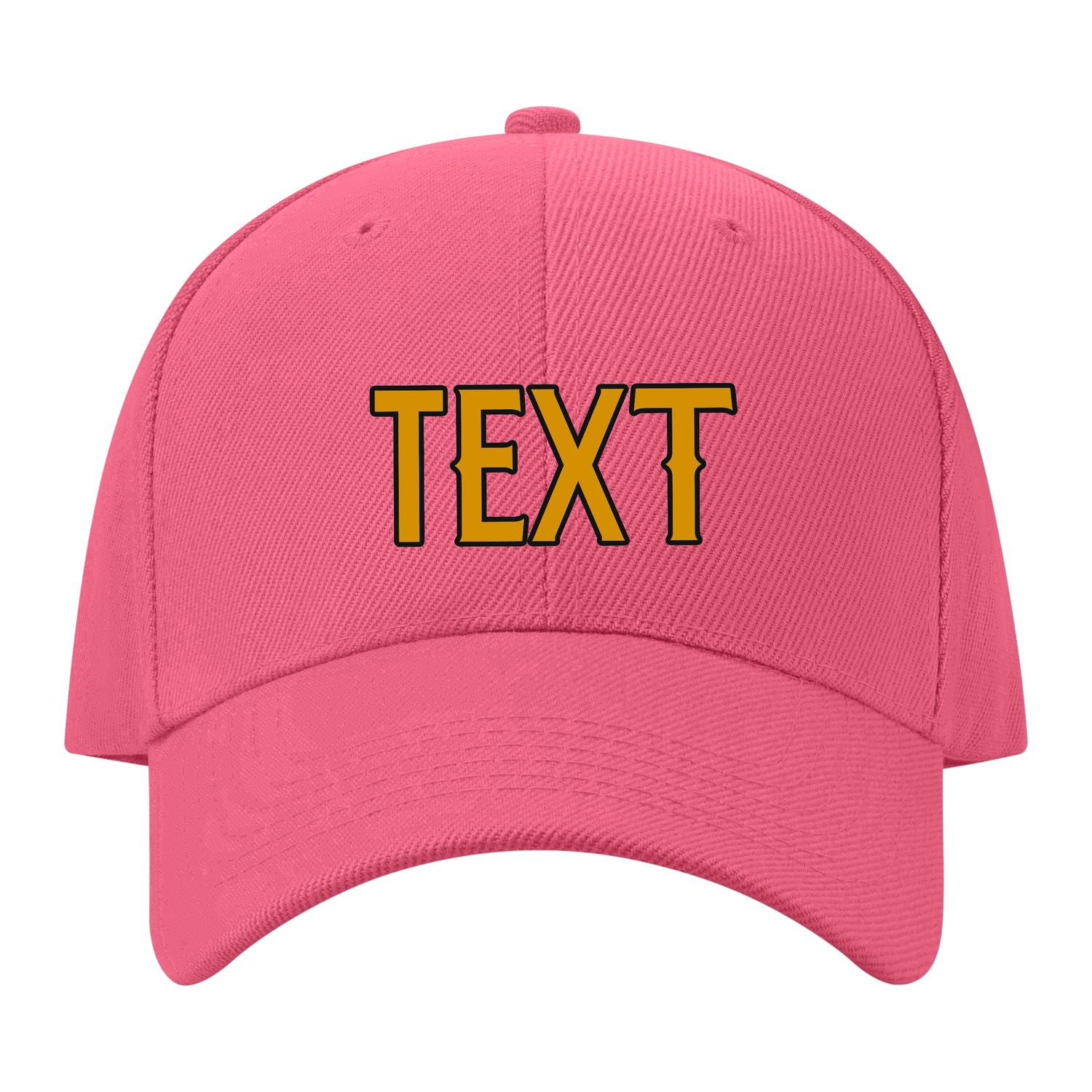 Custom Light Coral Red Sky Blue Hat 26B21719