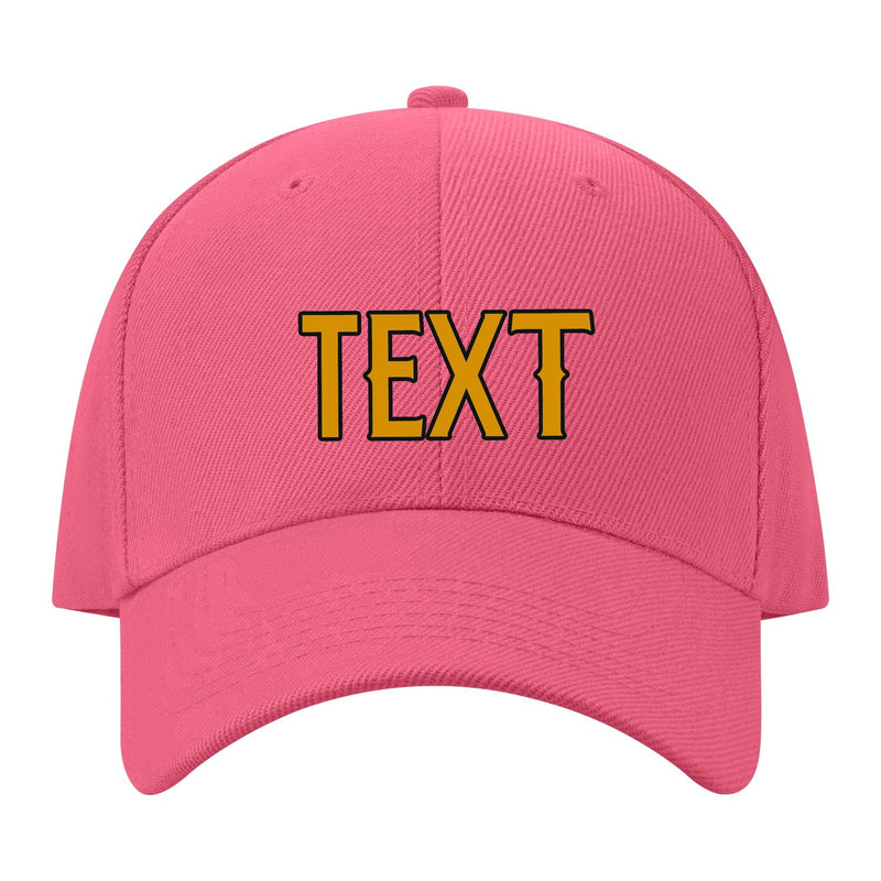 Custom Light Coral Red Sky Blue Hat 26B21719