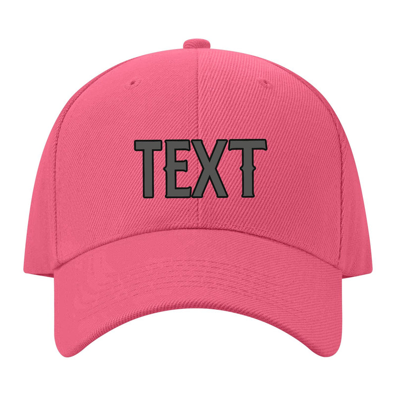 Custom Light Coral Red Orange Hat 26B21720