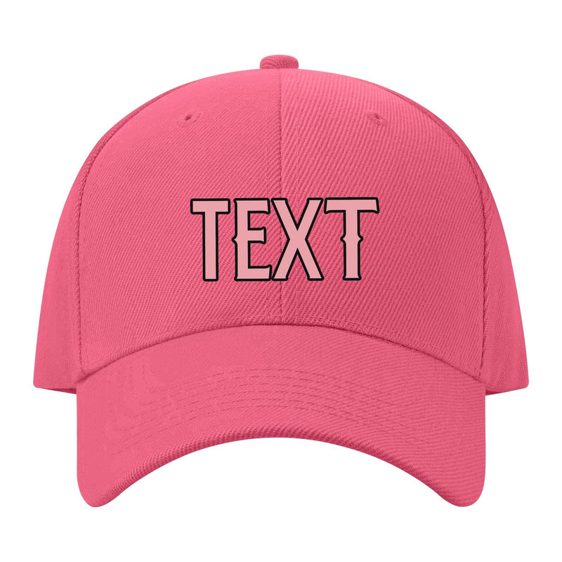 Custom Light Coral Red Light Emerald Green Hat 26B21721
