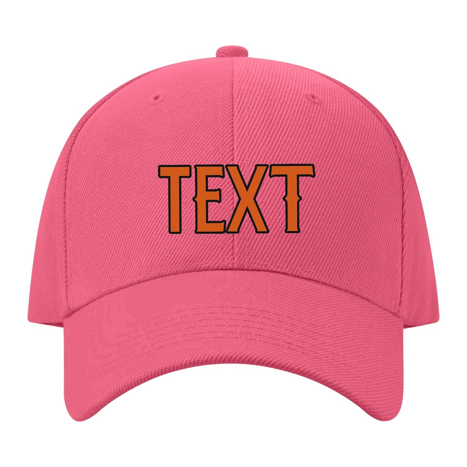 Custom Light Coral Red Blue Green Hat 26B21728