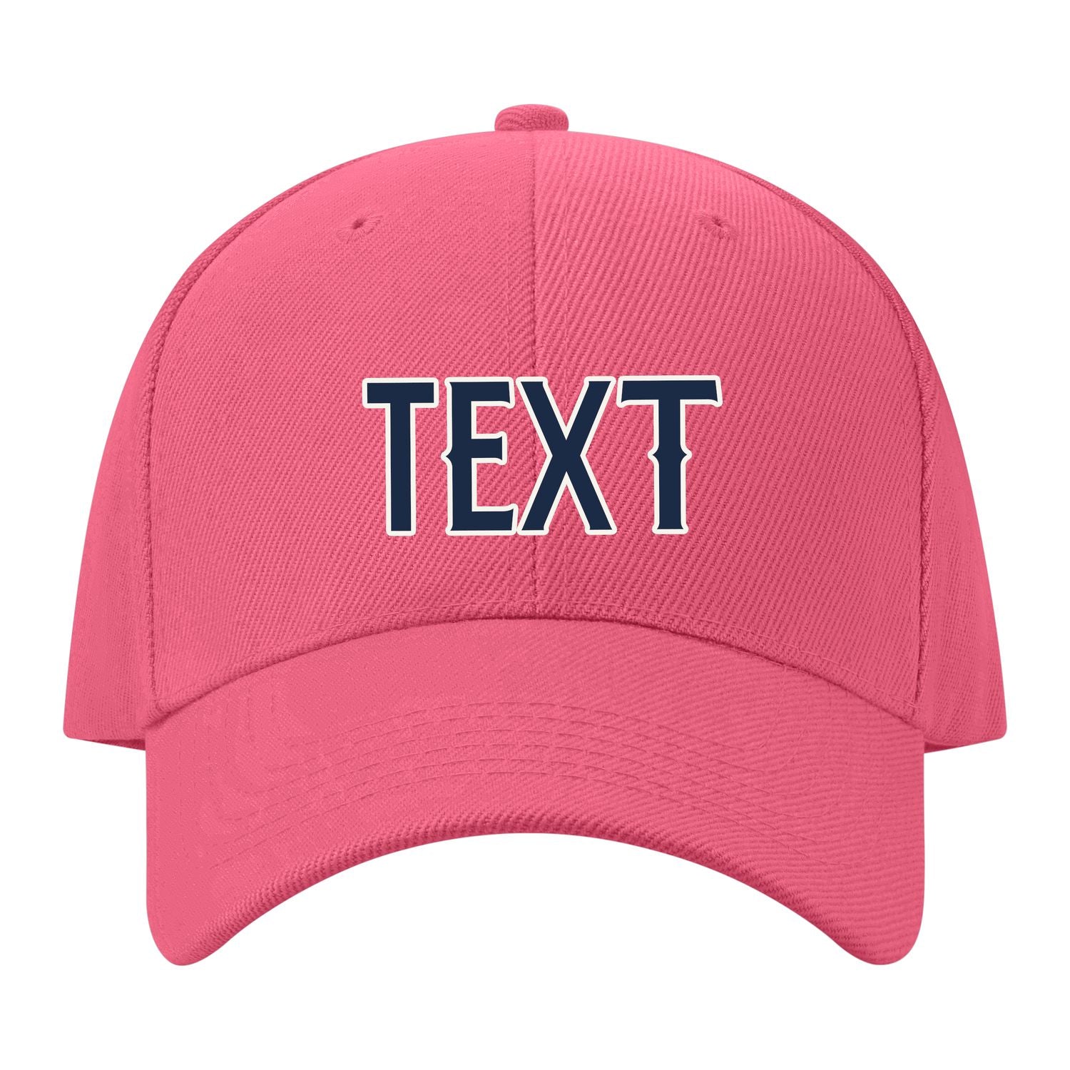 Custom Light Coral Red Pink Hat 26B21810