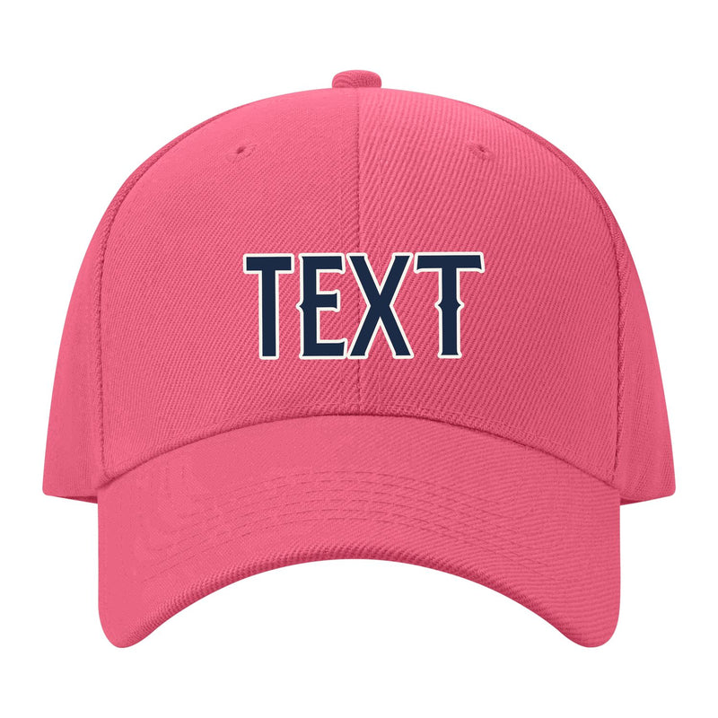 Custom Light Coral Red Pink Hat 26B21810