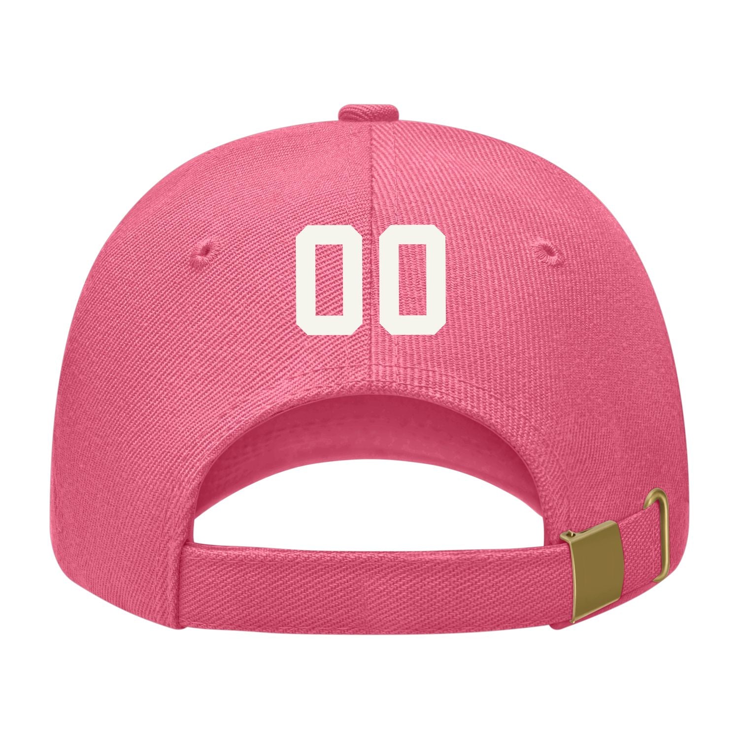Custom Light Coral Red Pale Ice Blue Hat 26B21818