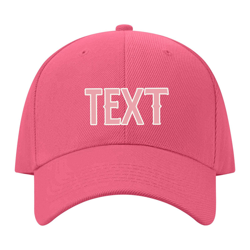 Custom Light Coral Red Light Emerald Green Hat 26B21821