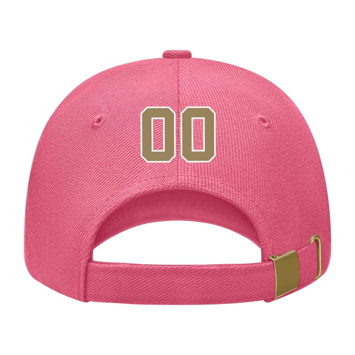 Custom Light Coral Red Goldenrod Hat 26B21825