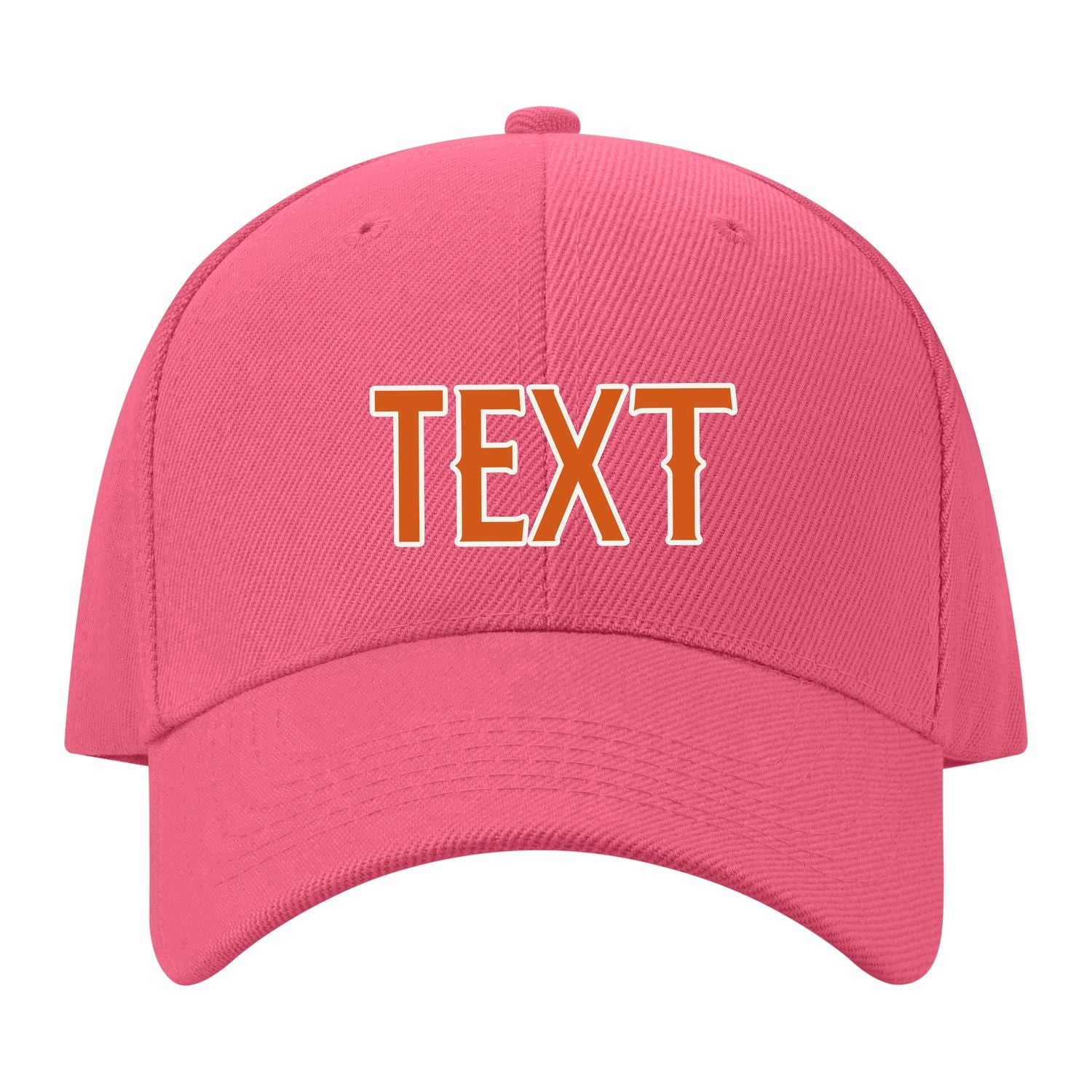 Custom Light Coral Red Blue Green Hat 26B21828