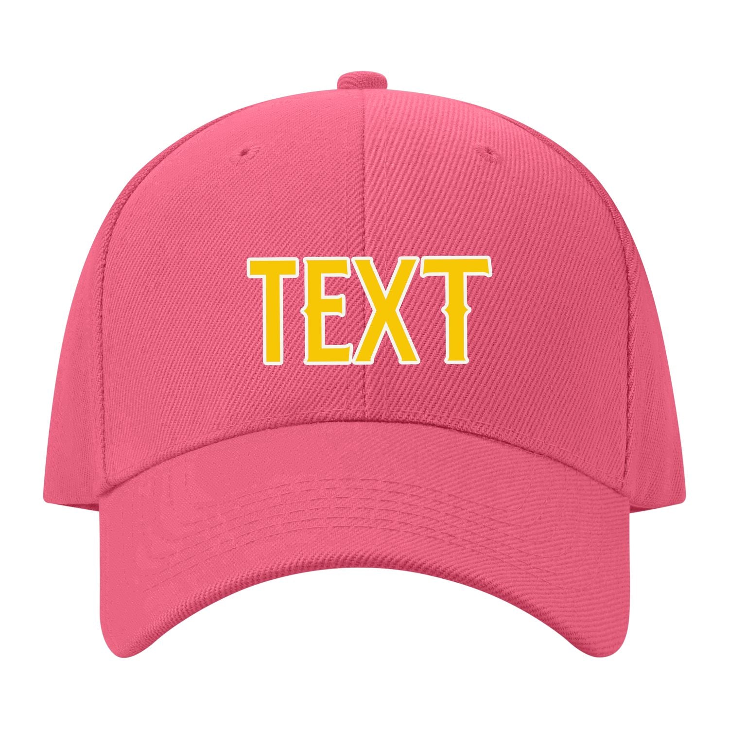 Custom Light Coral Red Peach Powder Hat 26B21830