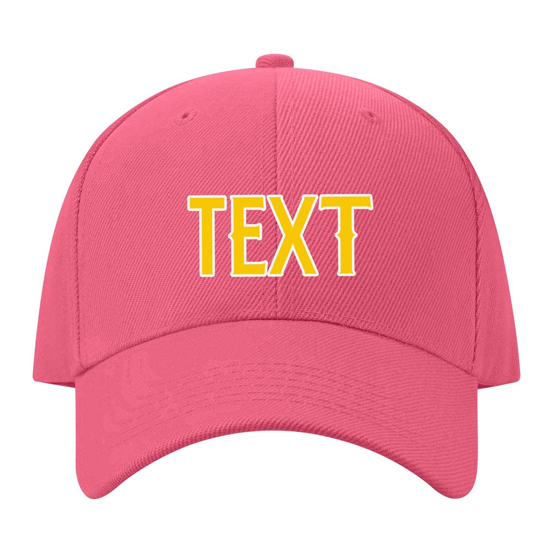 Custom Light Coral Red Peach Powder Hat 26B21830
