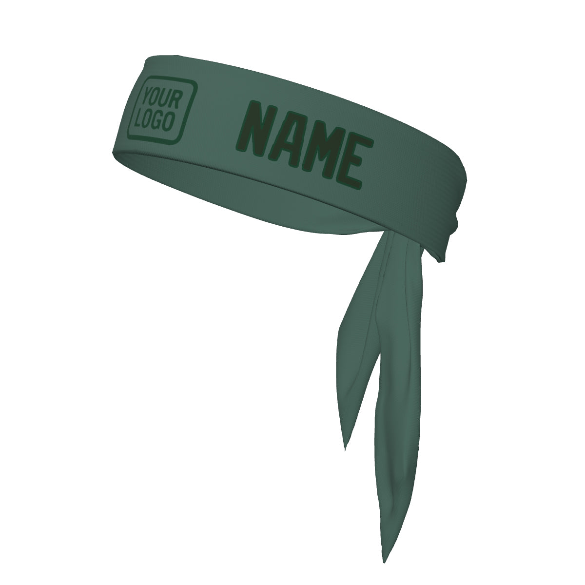 Custom Blue Green Dark Green Headband