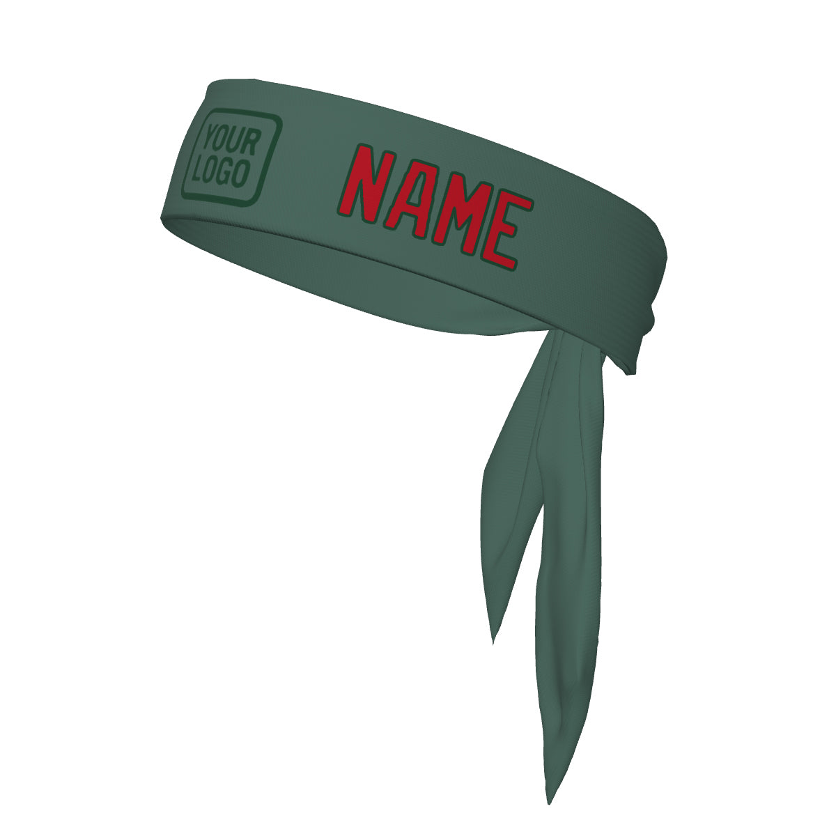 Custom Blue Green Red Headband