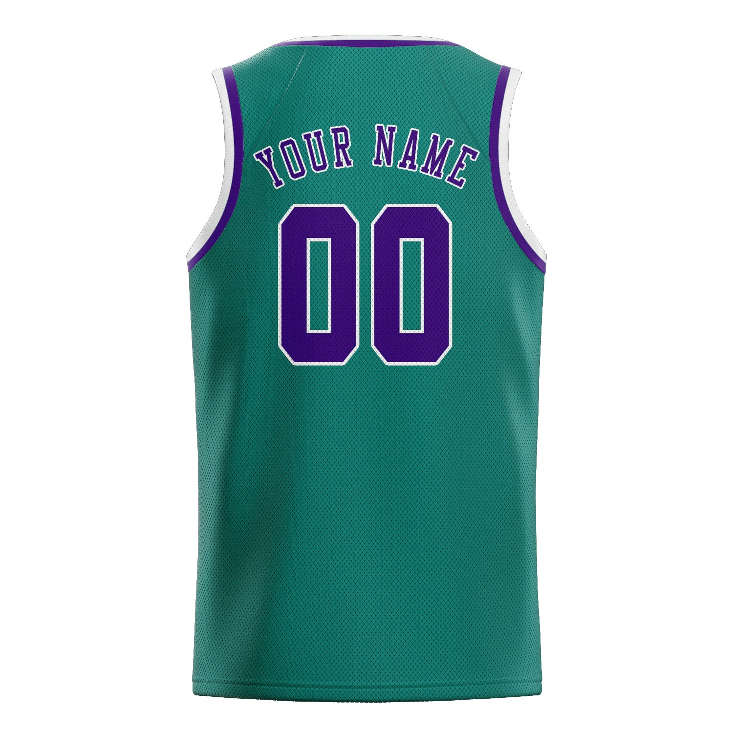 Custom Blue Green Purple Basketball Jersey
