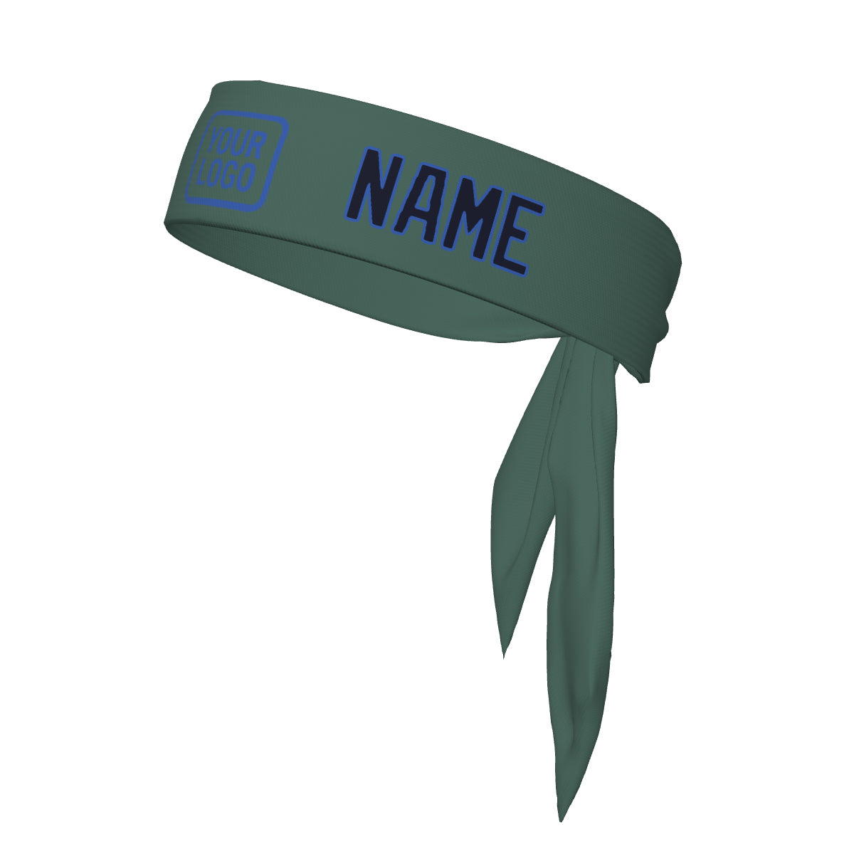 Custom Blue Green Navy Headband