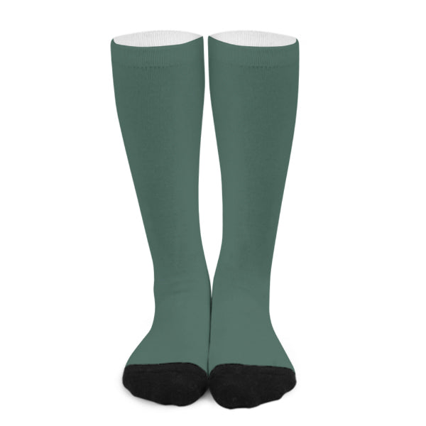 Custom Blue Green Blue Green Knee-High Sock