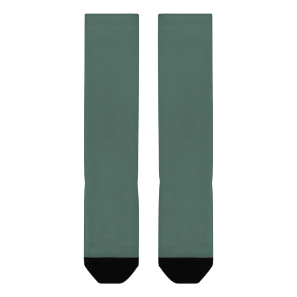 Custom Blue Green Blue Green Knee-High Sock