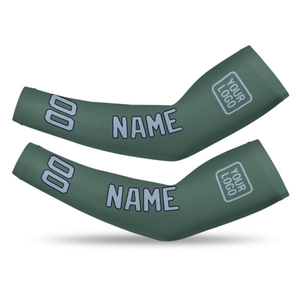 Custom Blue Green Light Blue Arm Sleeve