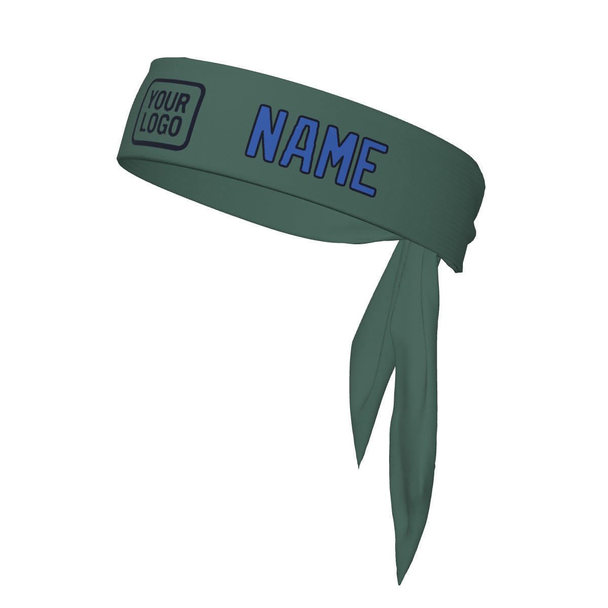 Custom Blue Green Sky Blue Headband