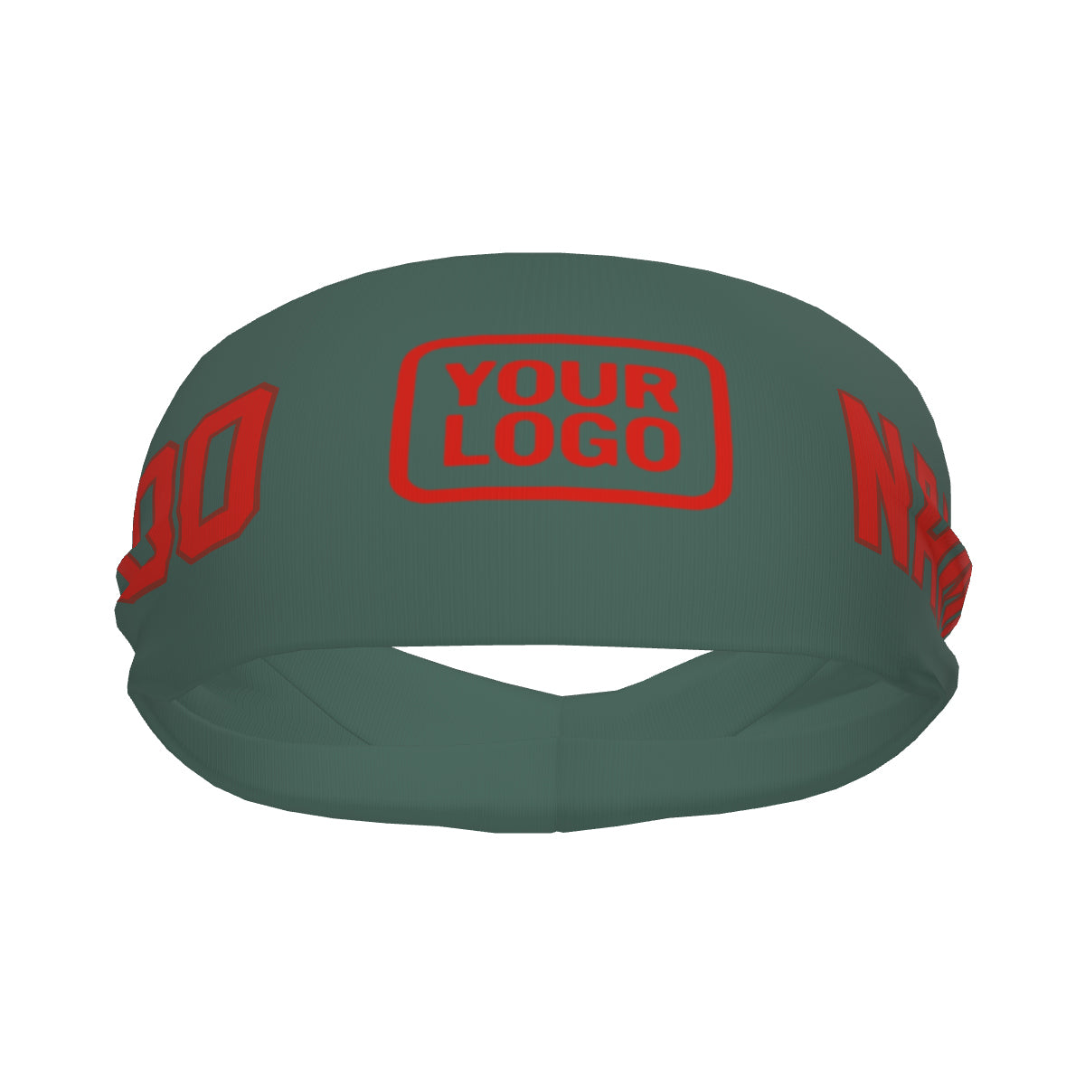 Custom Blue Green Orange Red Sports headband