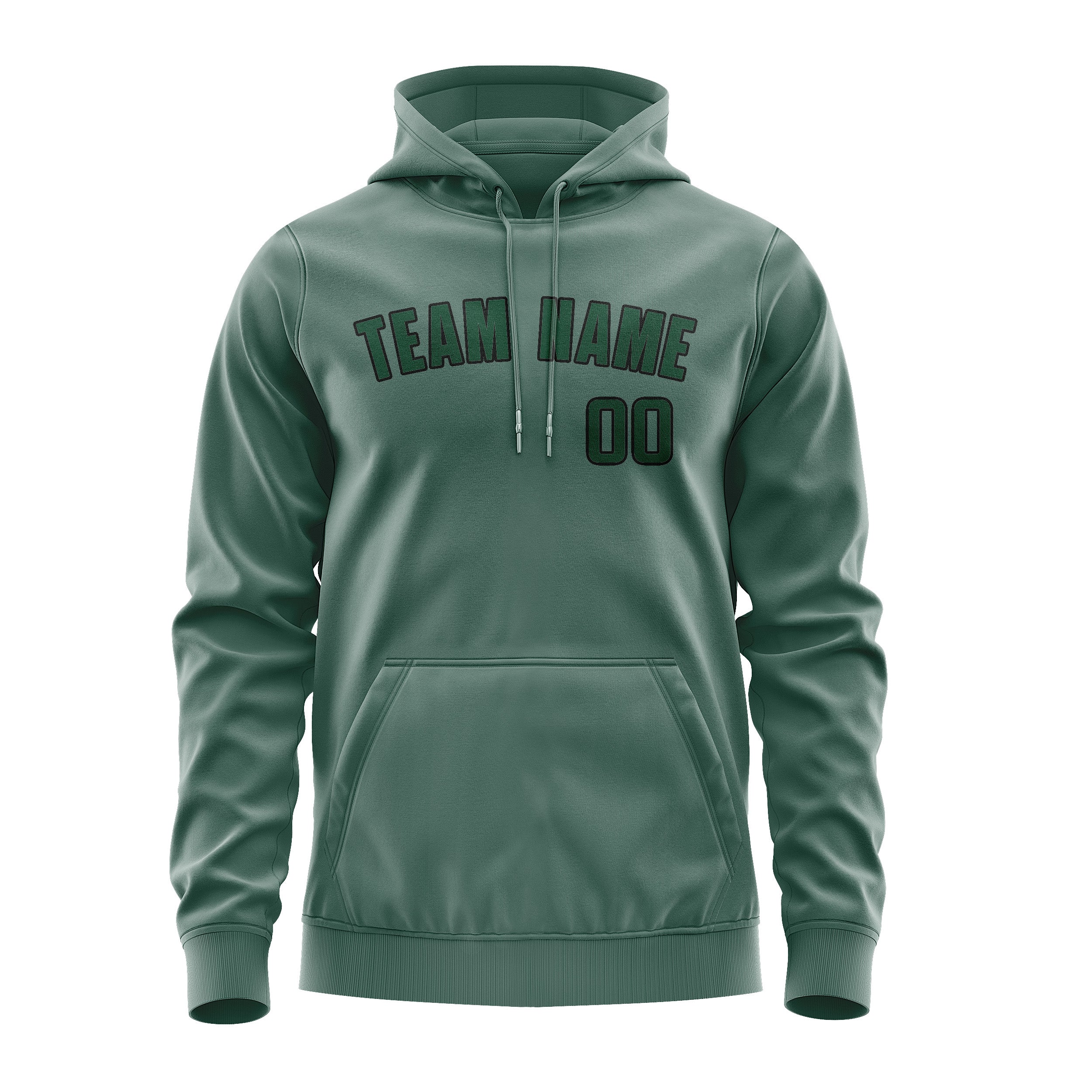 Custom Blue Green Green Hoodie