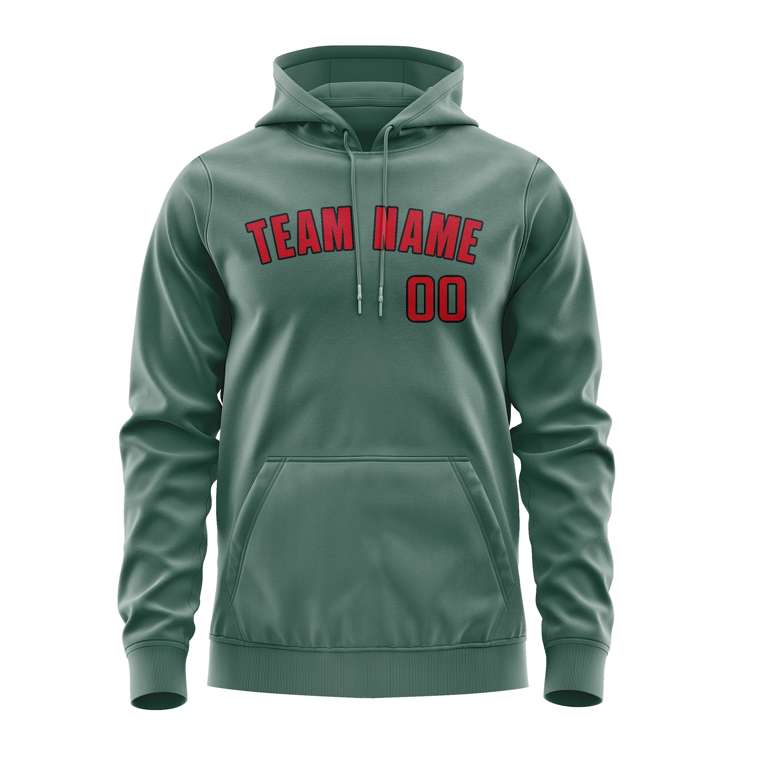 Custom Blue Green Red Hoodie