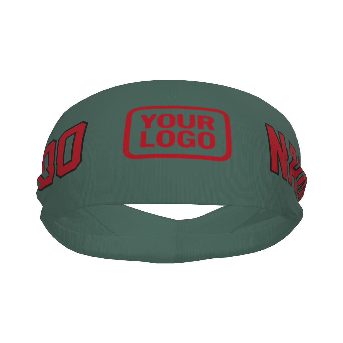 Custom Blue Green Red Sports headband