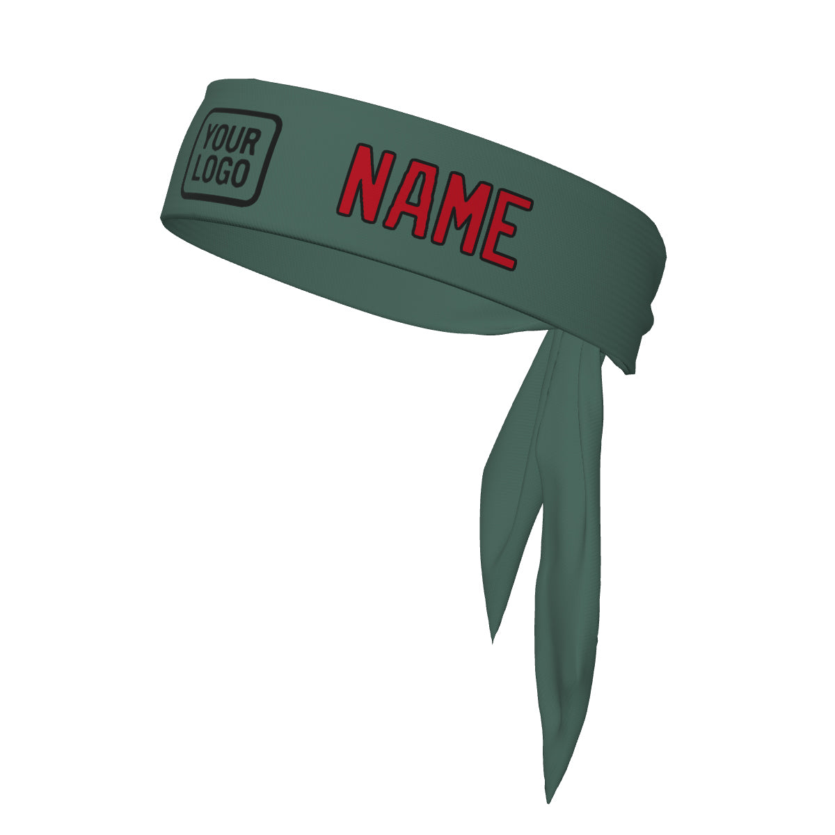 Custom Blue Green Red Headband
