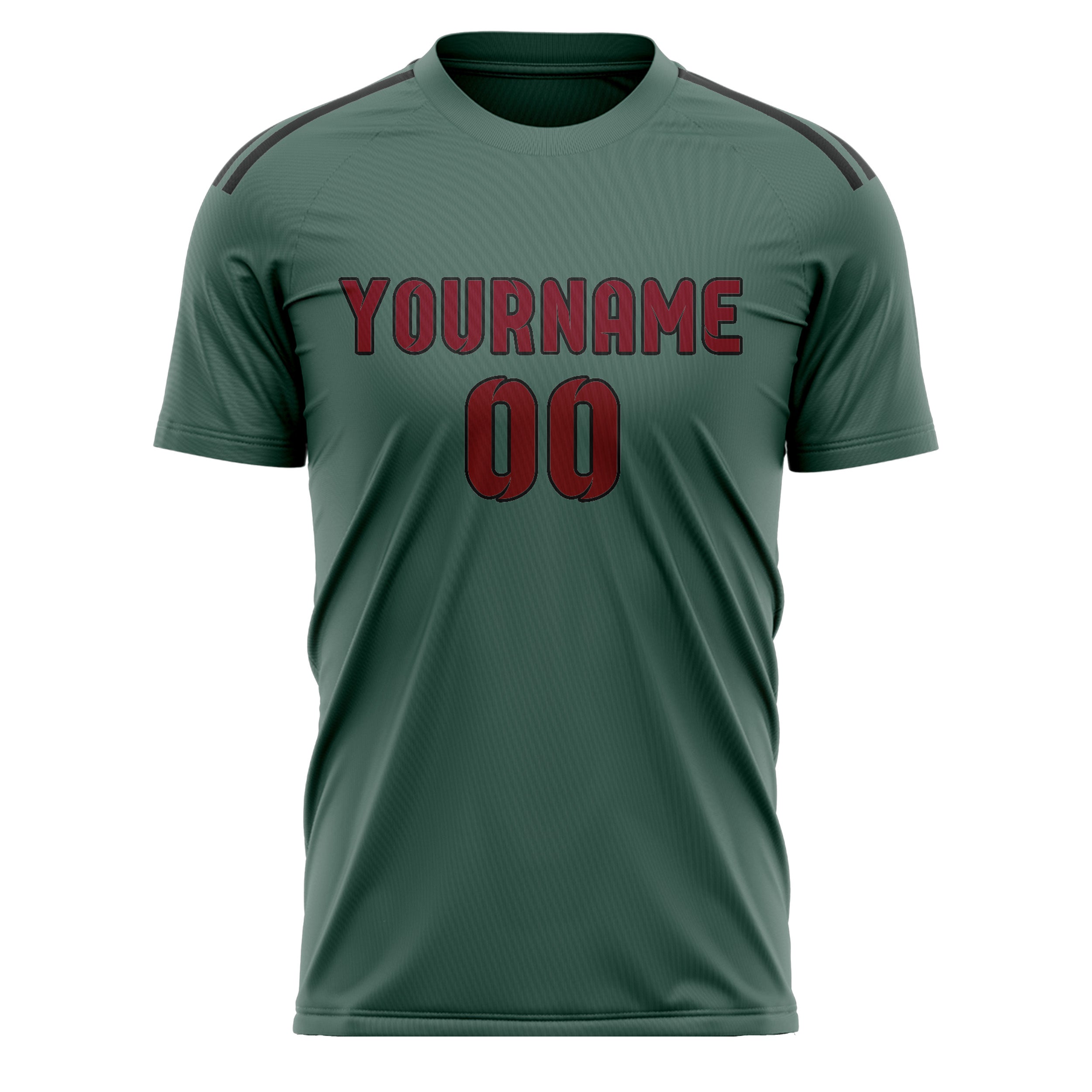 Custom Blue Green Crimson Red Soccer Jersey