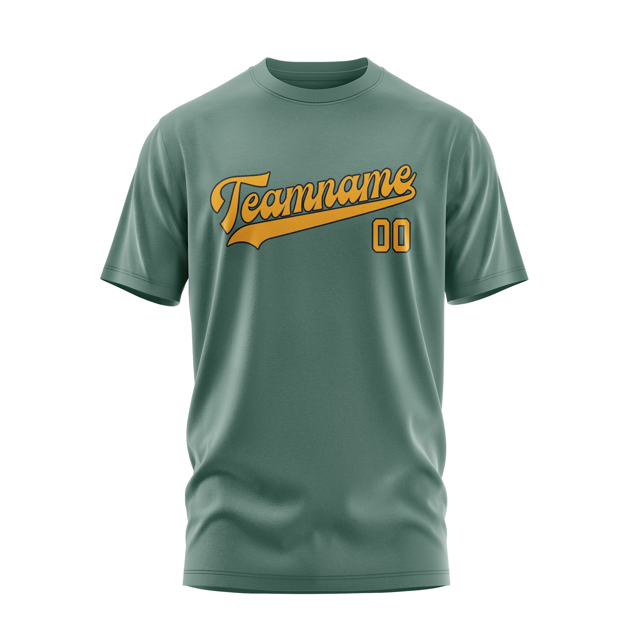 Custom Blue Green Yellow T-Shirt