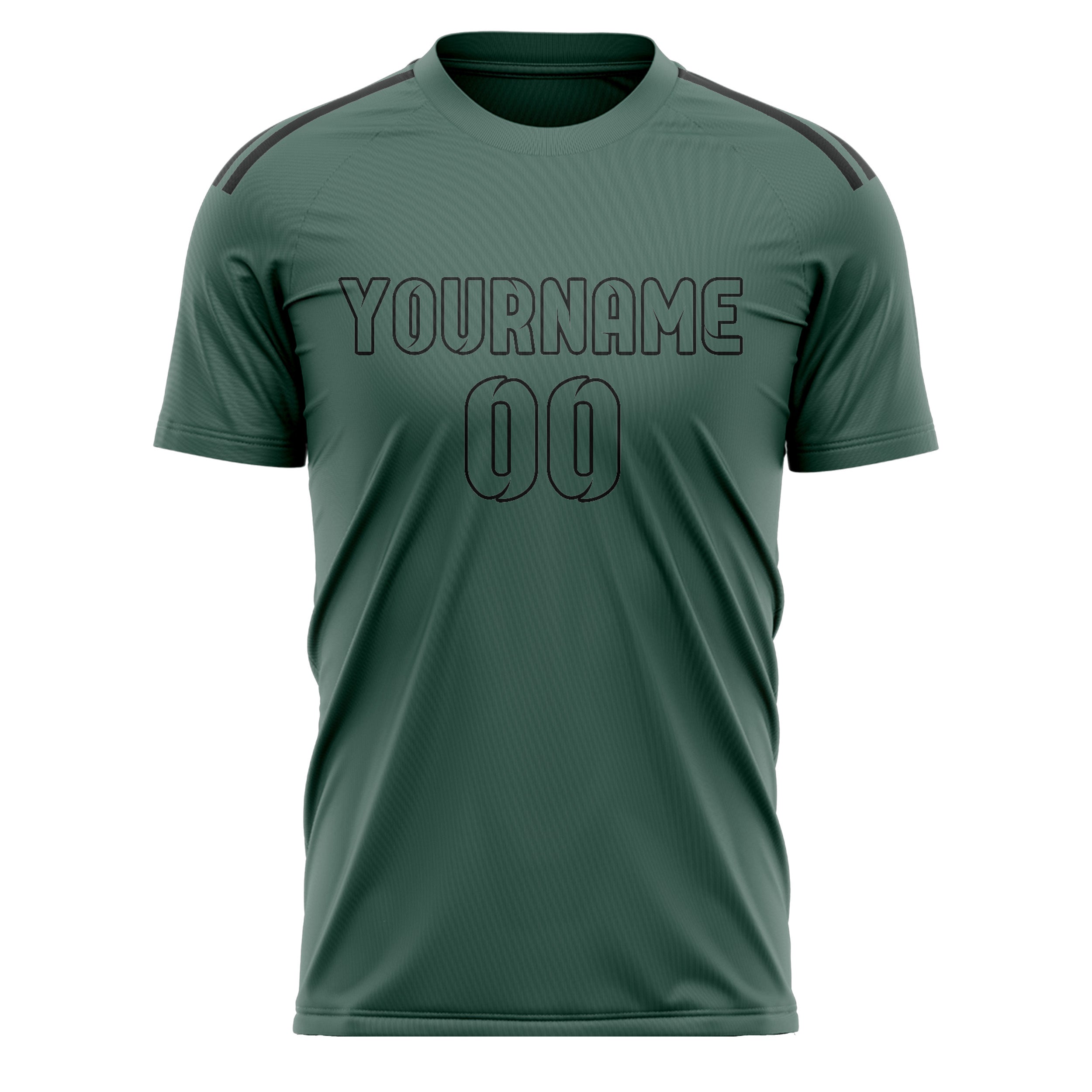 Custom Blue Green Blue Green Soccer Jersey