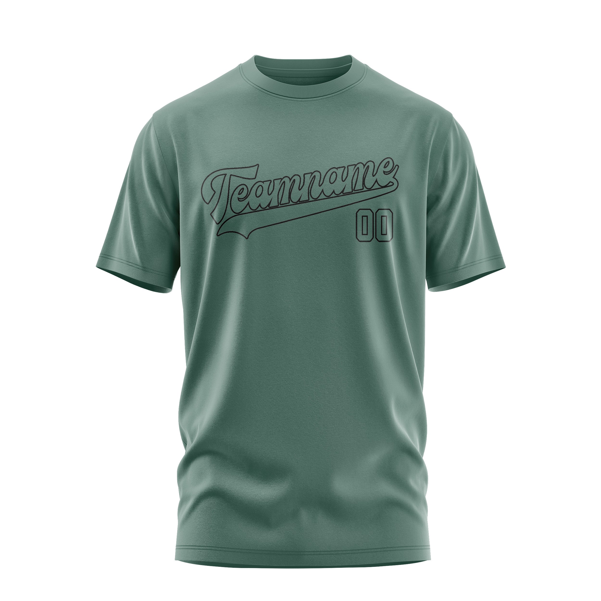 Custom Blue Green Blue Green T-Shirt