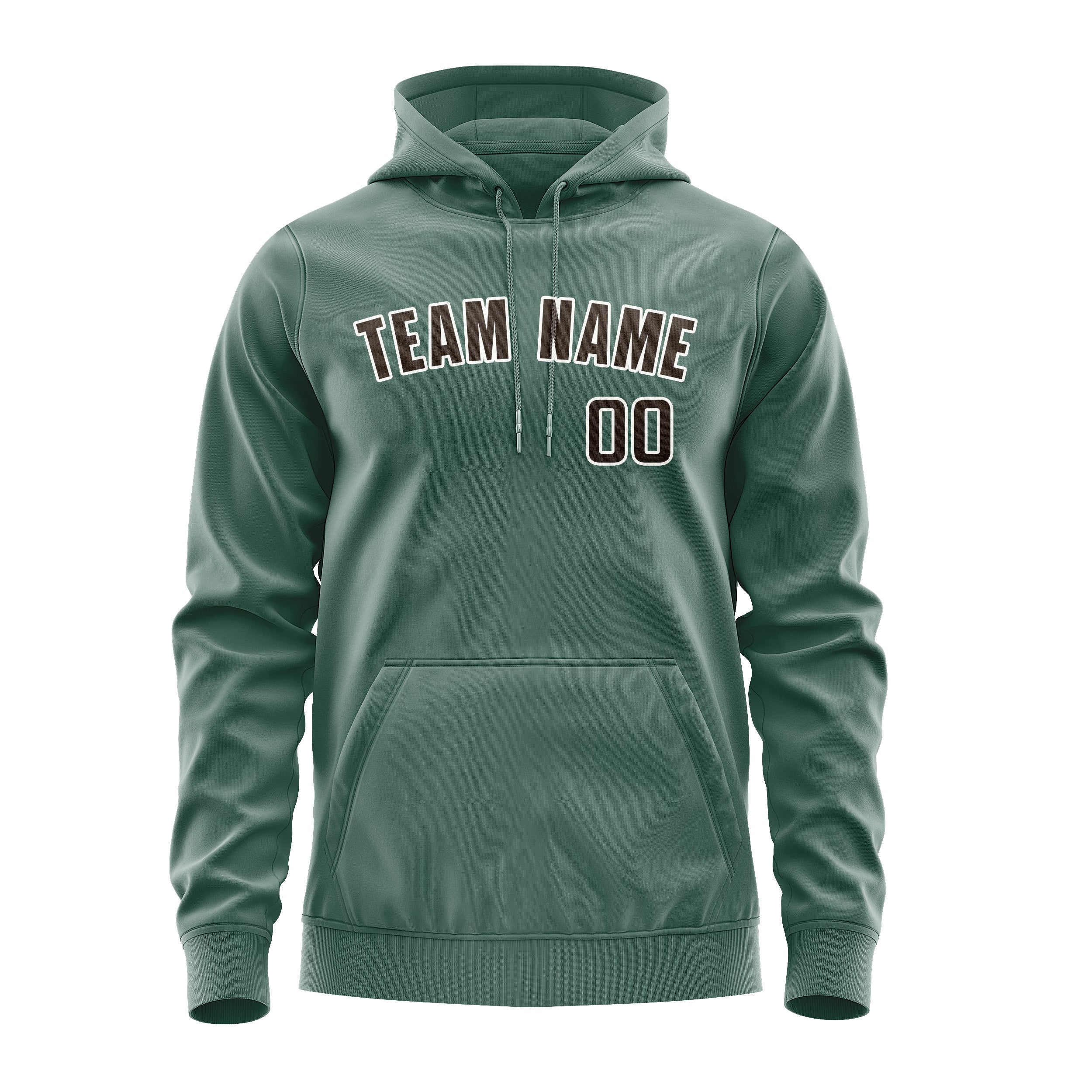 Custom Blue Green Brown Hoodie
