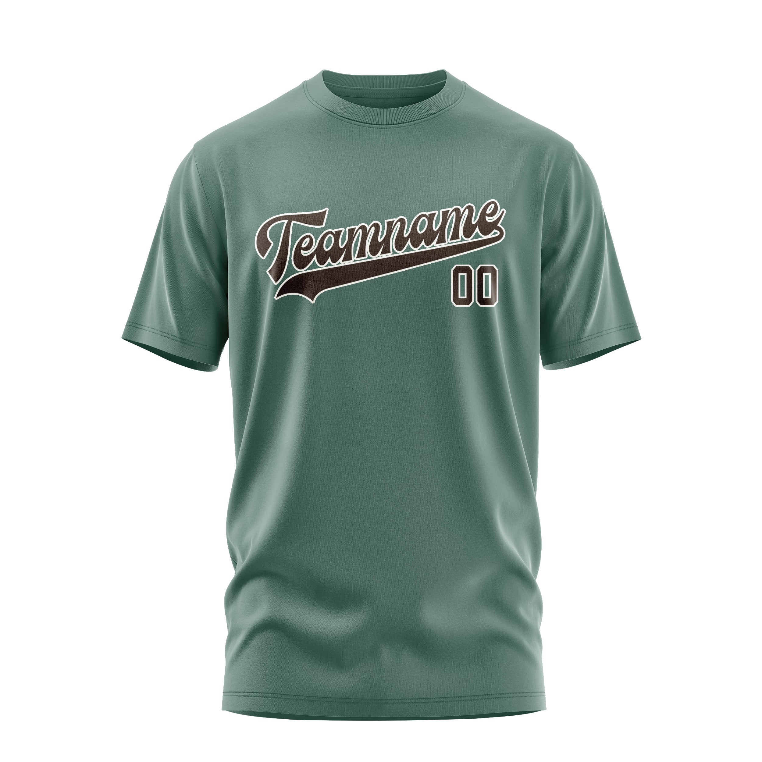 Custom Blue Green Brown T-Shirt