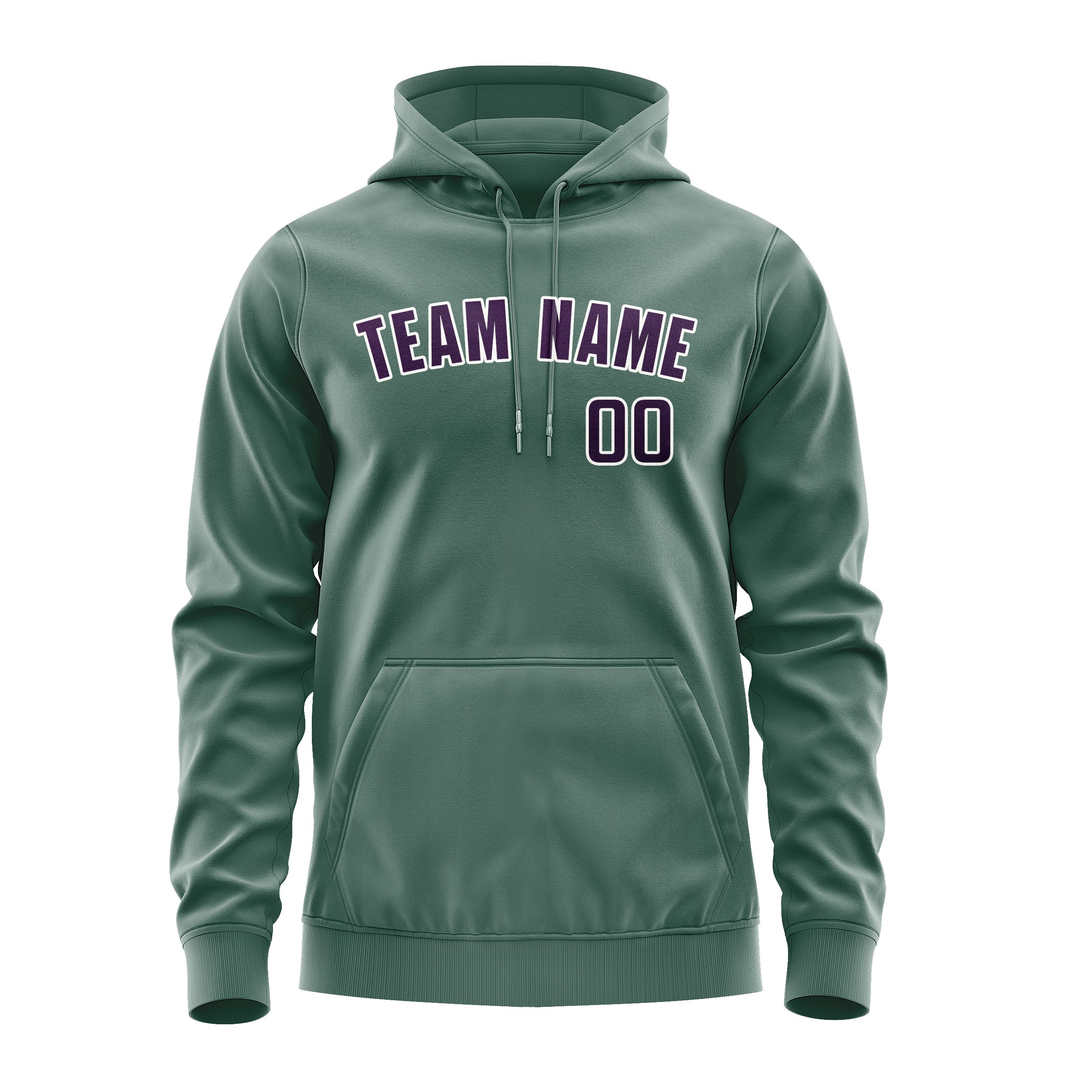 Custom Blue Green Purple Hoodie