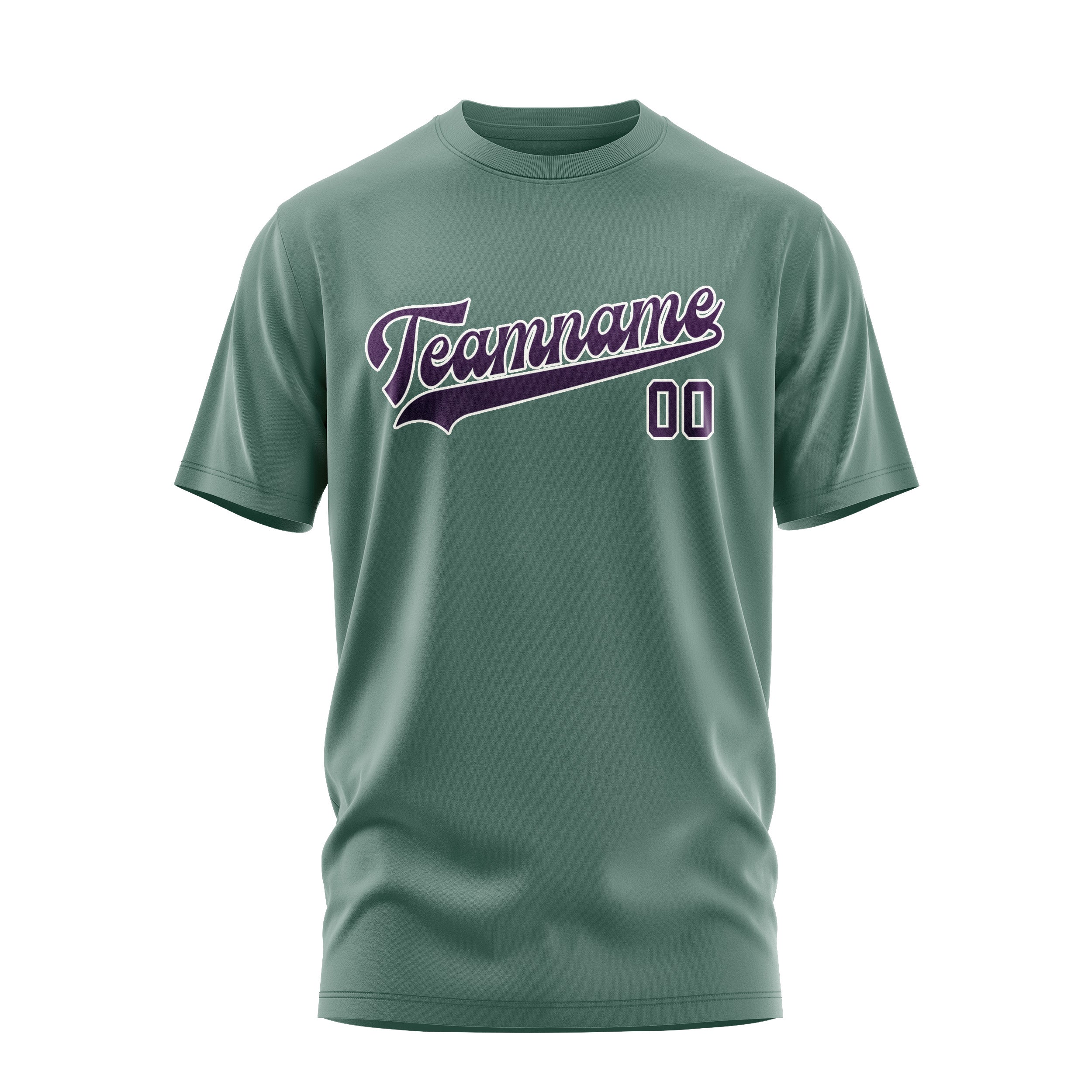 Custom Blue Green Purple T-Shirt