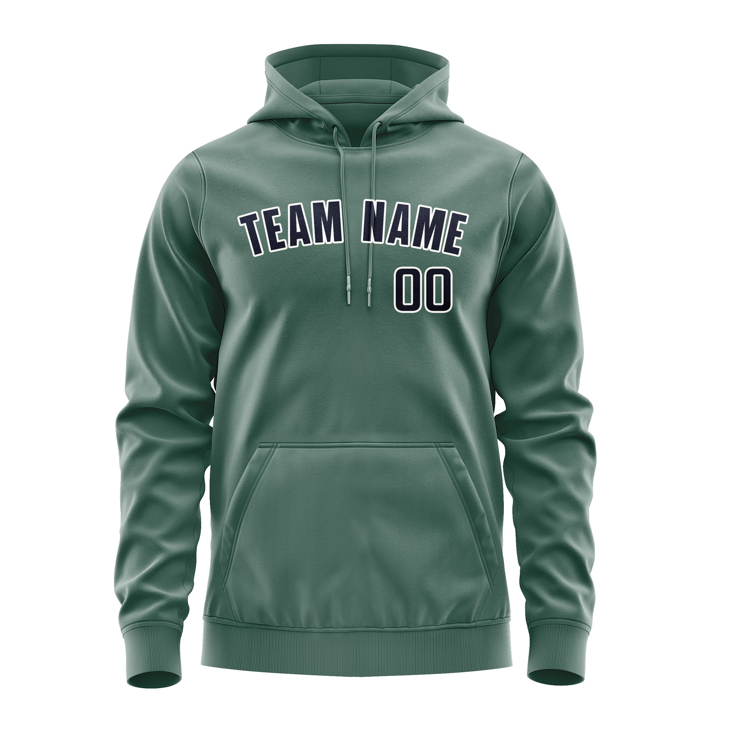 Custom Blue Green Navy Hoodie