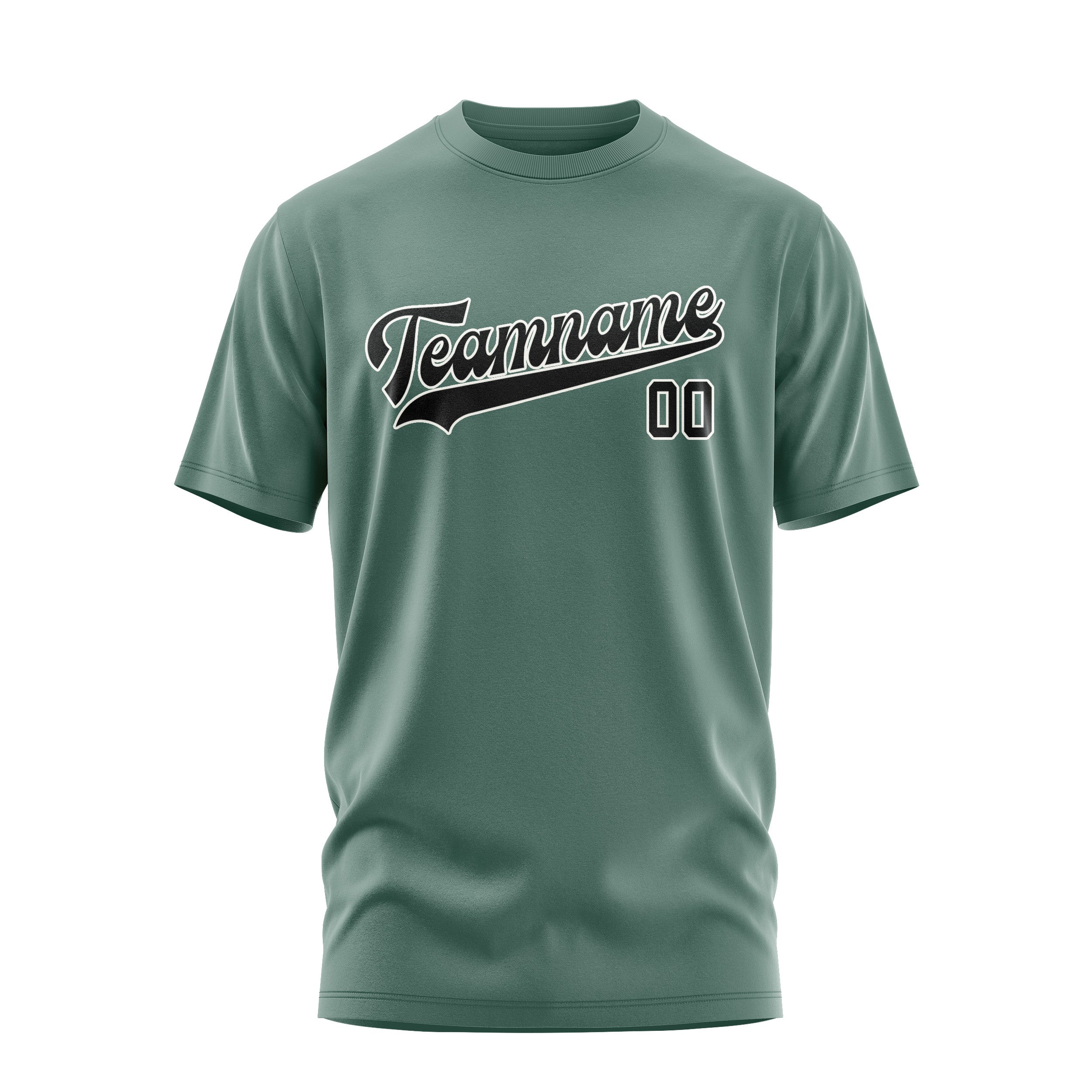 Custom Blue Green Black T-Shirt