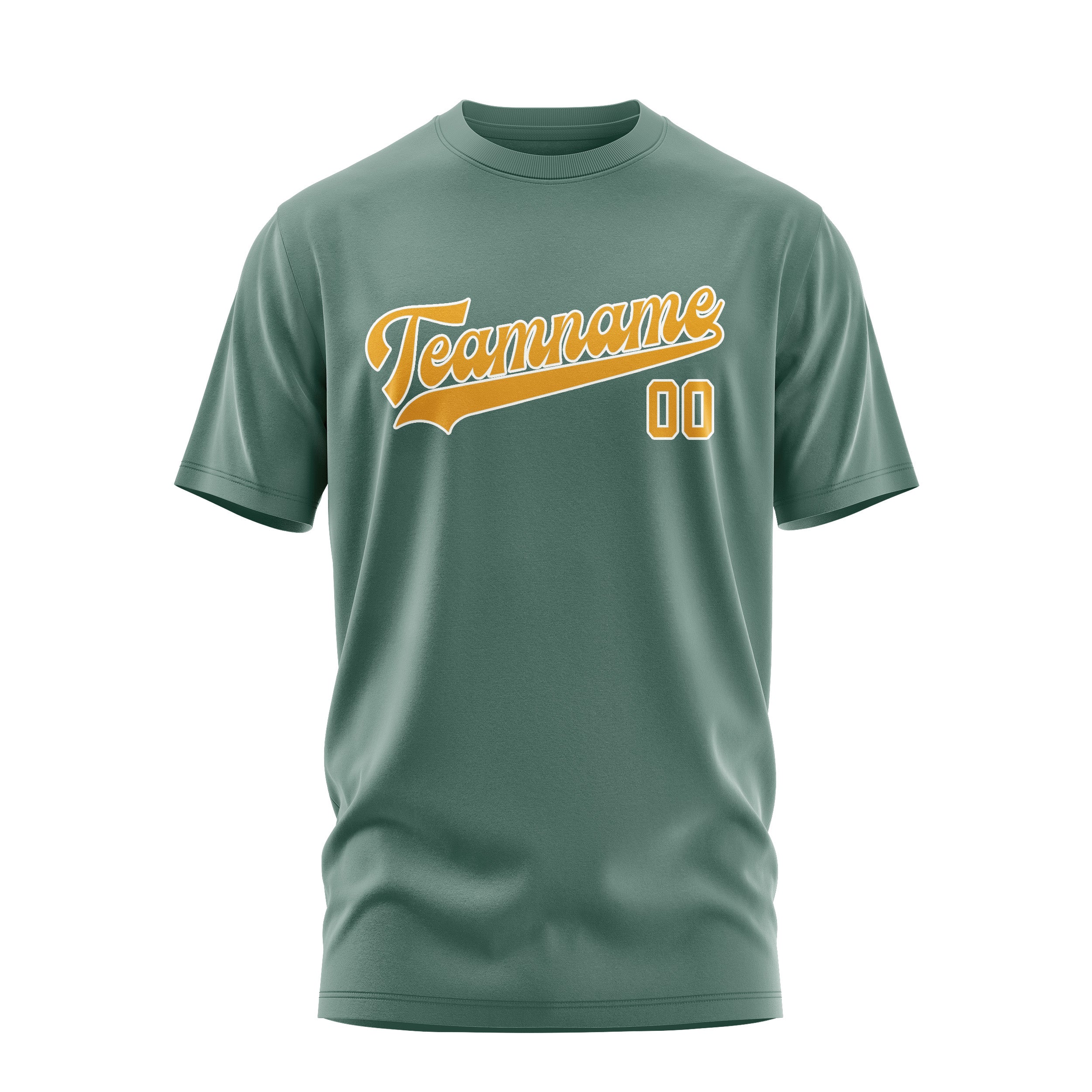 Custom Blue Green Yellow T-Shirt